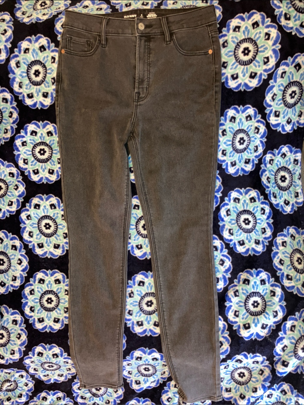 Old Navy Black High-Rise Skinny Jeans